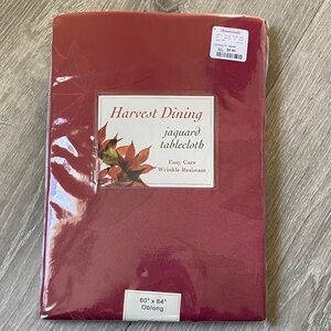 NWT Benson Mills Red Harvest Dining Tablecloth